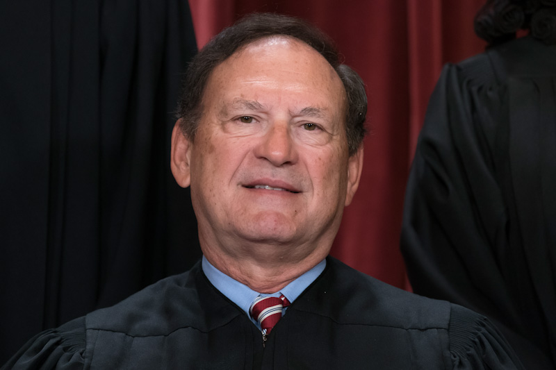 Alito says his phone call with Trump concerned former clerk