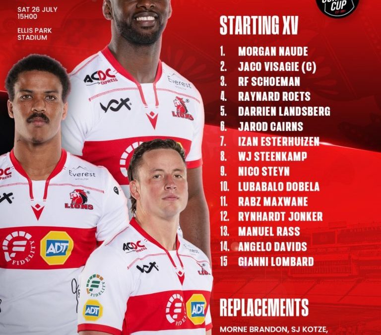 Visagie leads Lions revenge mission