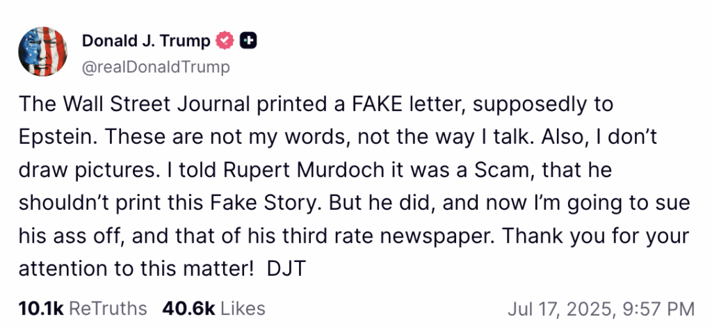 Notorious P-Grabber Sues WSJ For Suggesting He Drew Boobs