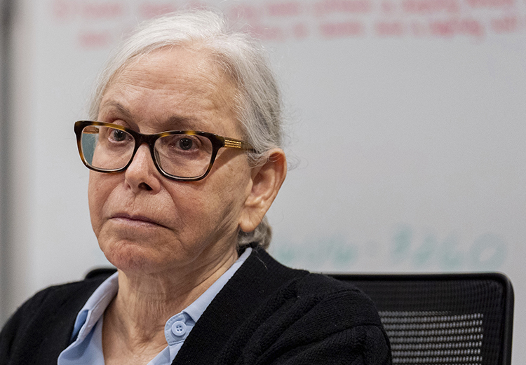 ‘Can a killer look like a granny?’ Prosecutor poses questions as mother-in-law of slain law prof goes on trial