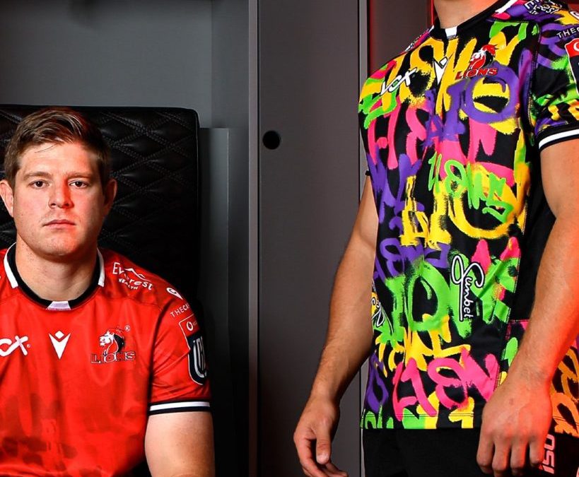 Lions go for graffiti look