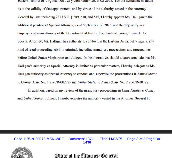 Lindsey Halligan’s Day In Court