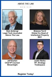 CLE Webinar – Anatomy Of A Modern IP Department: The Data Behind A Shift In Strategy