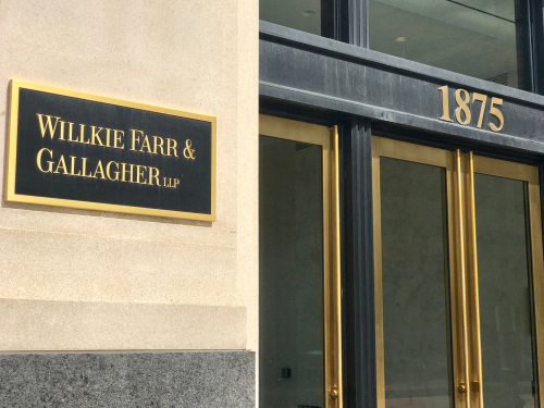 Client accuses Willkie of conspiring to commit $735M fraud scheme