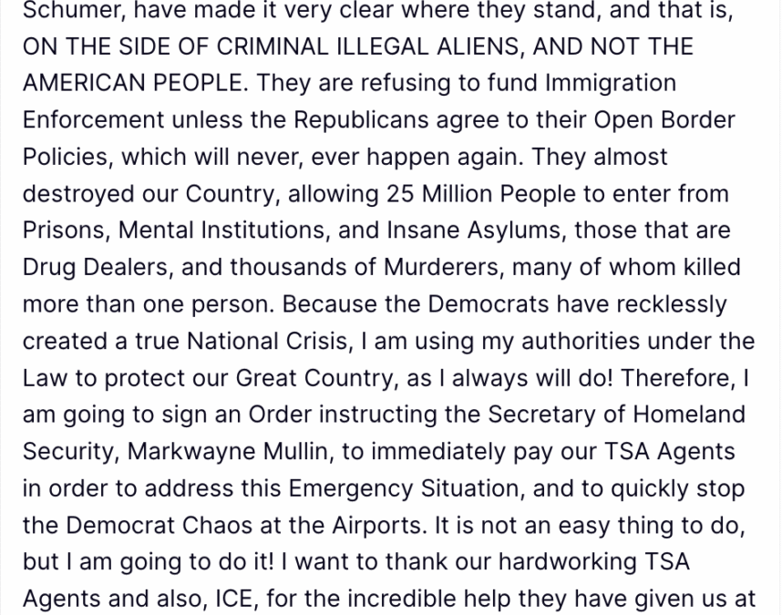 Dems Scold Trump For Not Stealing Money Sooner