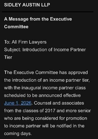 Top Biglaw Firm Debuts Nonequity Partnership Tier, Moving Goalposts Just A Bit Further