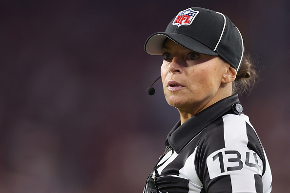 One of NFL’s first female officials sues for alleged gender discrimination, termination