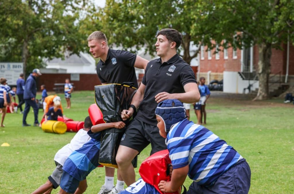 Glasgow inspire kids at URC’s Paarl outreach