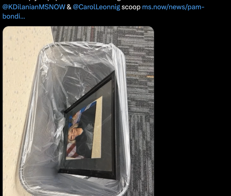 That Was Fast: Bondi’s Portrait Already Living At The Dump