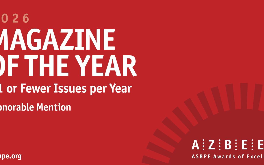 ABA Journal earns honorable mention as Magazine of the Year from business publication editors