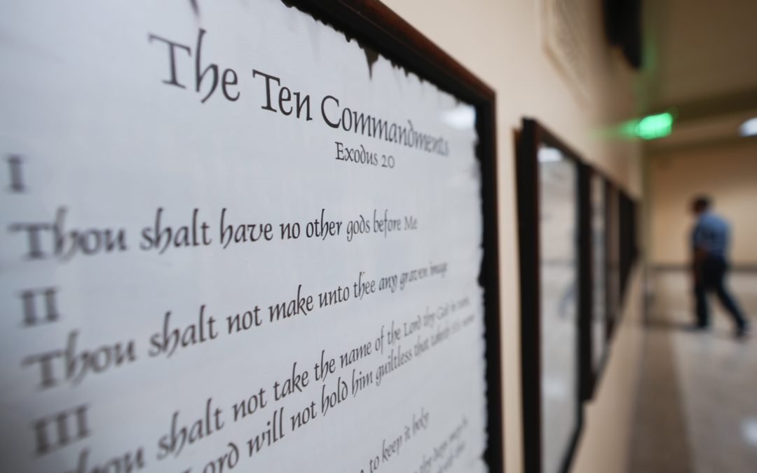 Lawyers ask Ten Commandments law be reinstated in public school classrooms in this state