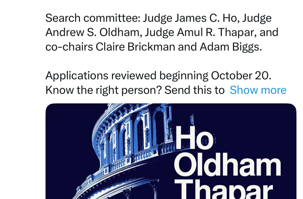 Supreme Court Wannabes Head Search Committee For Bari Weiss University Law School Dean